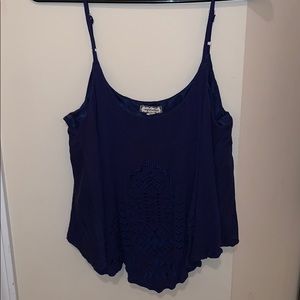 Navy tank top